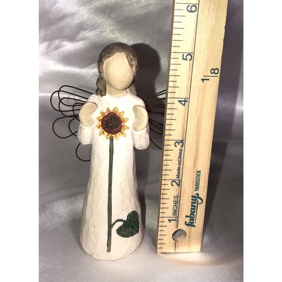 Willow Tree ANGEL OF SUMMER Figurine Sunflower by Demdaco Susan Lordi 5" - Picture 6 of 7